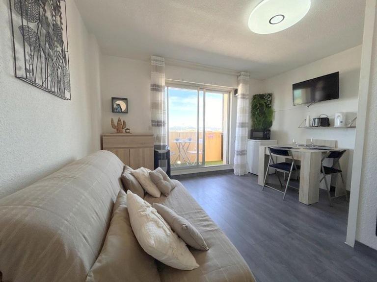 Studio Cosy A Deux Pas De La Mer 2Lamp36 Le Barcares Bagian luar foto